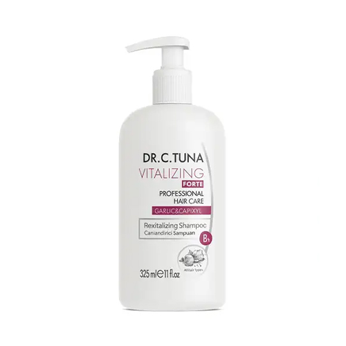 شامپو احيا كننده فورت دكتر سي تونا فارماسي 325 ميل farmasi dr c tuna vitalizing forte hair sampuan 325-ml